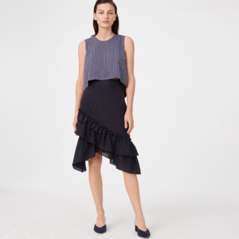 Club Monaco Navy Blue Hespe Skirt NWT